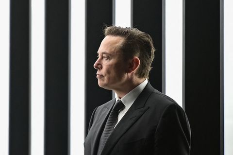 Tech-Milliardär Elon Musk bei der Eröffnung des Tesla-Werks in Grünheide