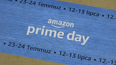 Ein Logo des Amazon Prime Day