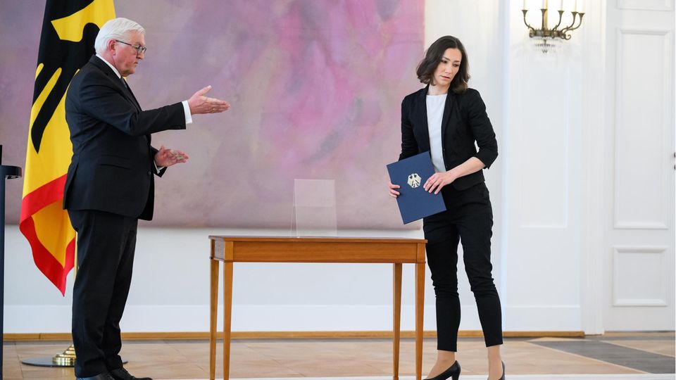 Frank-Walter Steinmeier und Anne Spiegel Frank-Walter Steinmeier und Anne Spiegel