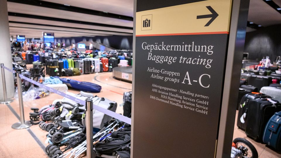 Gepäckberge