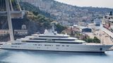 Die "Eclipse" die Jacht von Roman Abramowitsch, liegt im Hafen von Dubrovnik.
