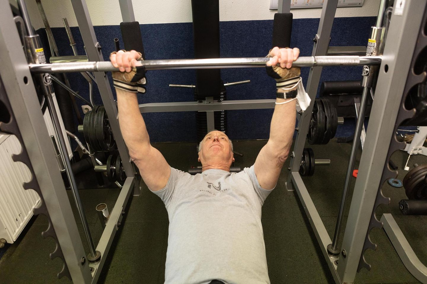 Robert Siwczyk beim Training