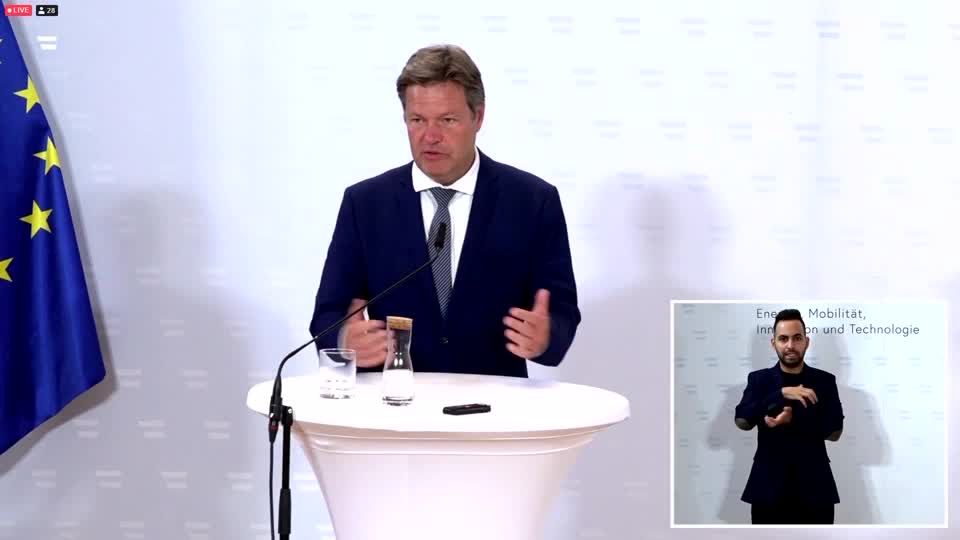 Video: Habeck: Energiekrise bietet auch Chancen