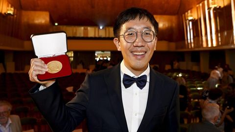 June Huh mit der Fields-Medaille