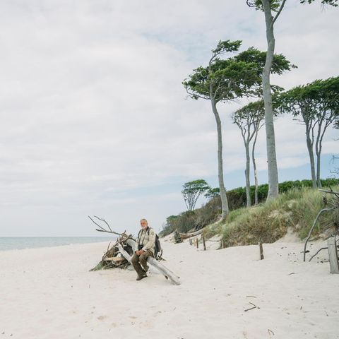 Ranger Lutz Storm am Weststrand