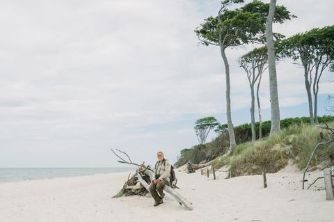 Ranger Lutz Storm am Weststrand