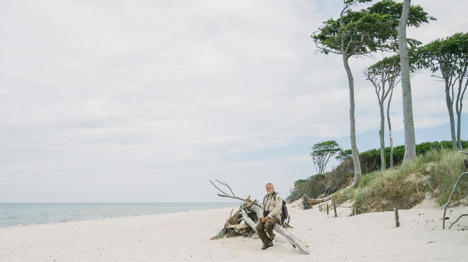 Ranger Lutz Storm am Weststrand