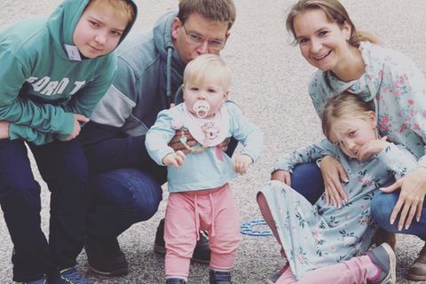 Fünfköpfige Familie Ewald