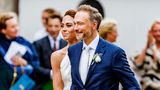 Finanzminister Christian Lindner hat am Samstag auch kirchlich geheiratet.