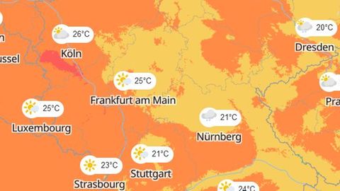 Die Hitzewelle kommt nach Deutschland