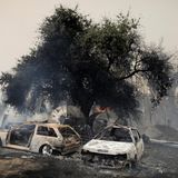 Ausgebrannte Autos
