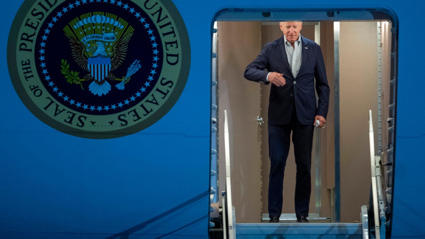 US-Präsident Joe Biden tritt seine Reise nach Israel und Saudi Arabien an US-Präsident Joe Biden tritt seine Reise nach Israel und Saudi Arabien an