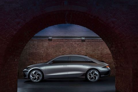 Der Hyundai Ioniq 6 erscheint als durchaus sportliche Limousine