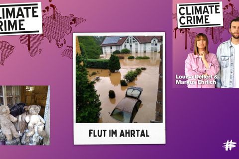 Louisa Dellert und Markus Ehrlich sprechen mit Betroffenen über die Flutkatastrophe im Ahrtal