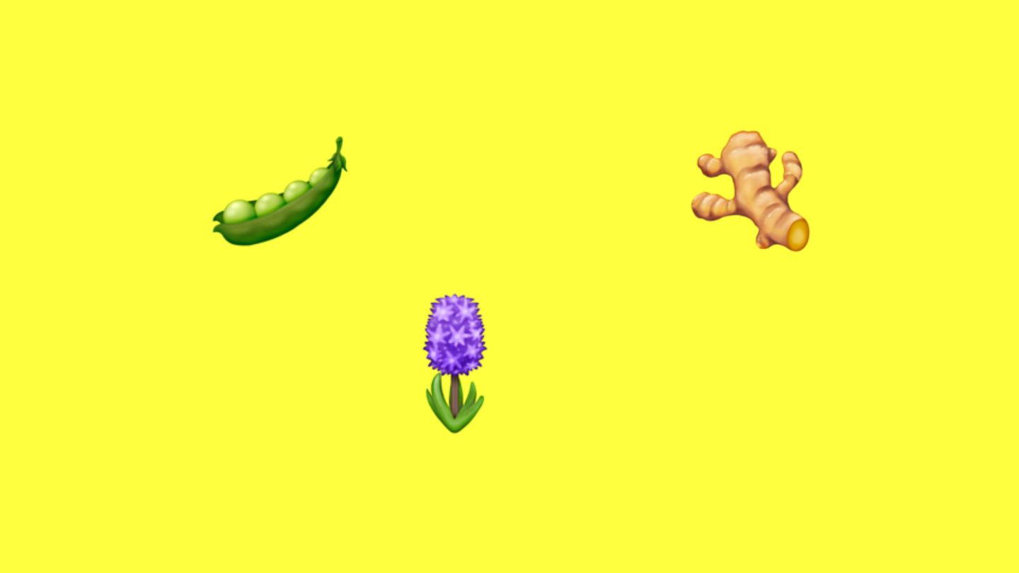 Emojis 2023 Gemüse und Pflanzen