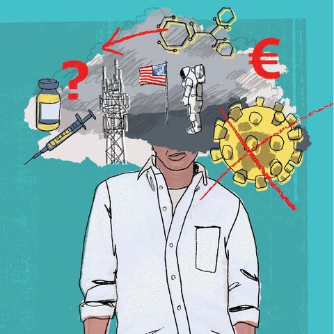 Umwölkt: Verschwörungstheorien machen es oft schwer, zu jemanden durchzudringen