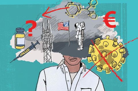 Umwölkt: Verschwörungstheorien machen es oft schwer, zu jemanden durchzudringen