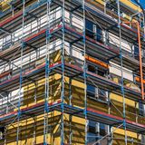 Wärmedämmung bei einem Haus im Bau