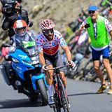 Simon Geschke vom Team Cofidis lässt das Herz der deutschen Fans höher schlagen, weil der 36-Jährige Veteran das gepunktete Bergtrikot erobert und bei der ersten Alpen-Ankunft am Col du Granon Serre Chevalier und in Alpe d'Huez verteidigt
