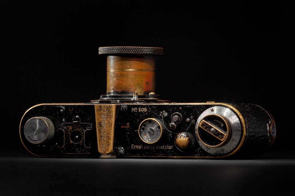 Diese Leica ist 12 Millionen Euro wert. Auf dem Auslöser steht der Name des Besitzers eingraviert: Oskar Barnack.
