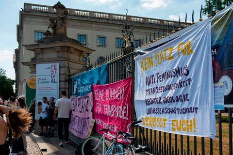 Proteste Humboldt-Universität
