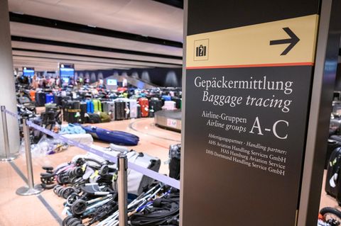 Gepäckberge