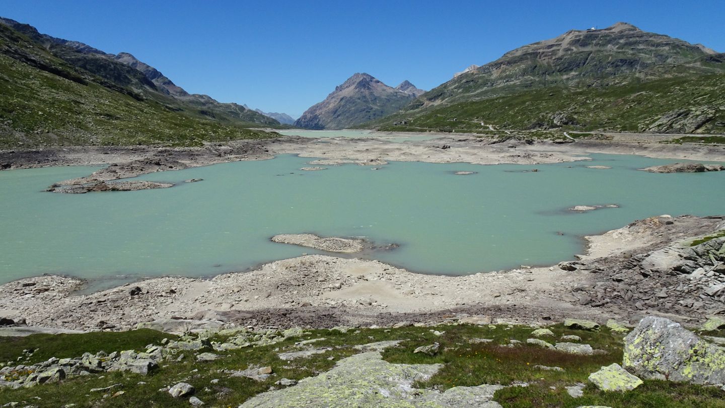 Lago Bianco am Berninapass