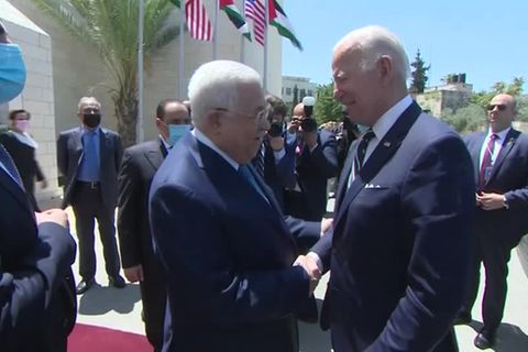 Video: Biden in Ost-Jerusalem: Persönlicher Dank an Pflegepersonal in Krankenhäusern