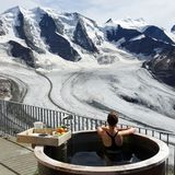 Piz Palu und Hot Tub auf der Diavolezza