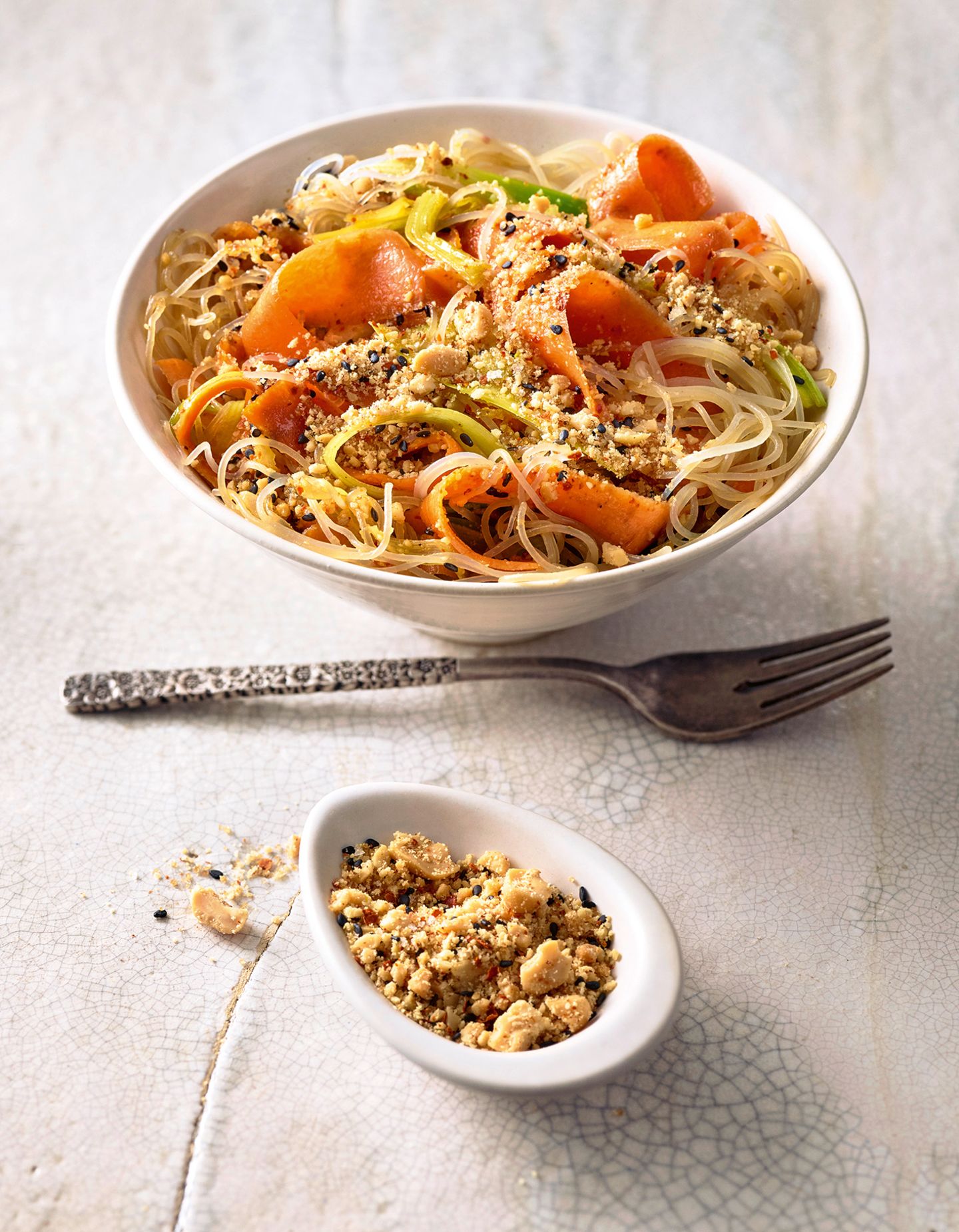 Toppings: Erdnuss-Chili-Knoblauch-Sprinkle Toppings: Erdnuss-Chili-Knoblauch-Sprinkle