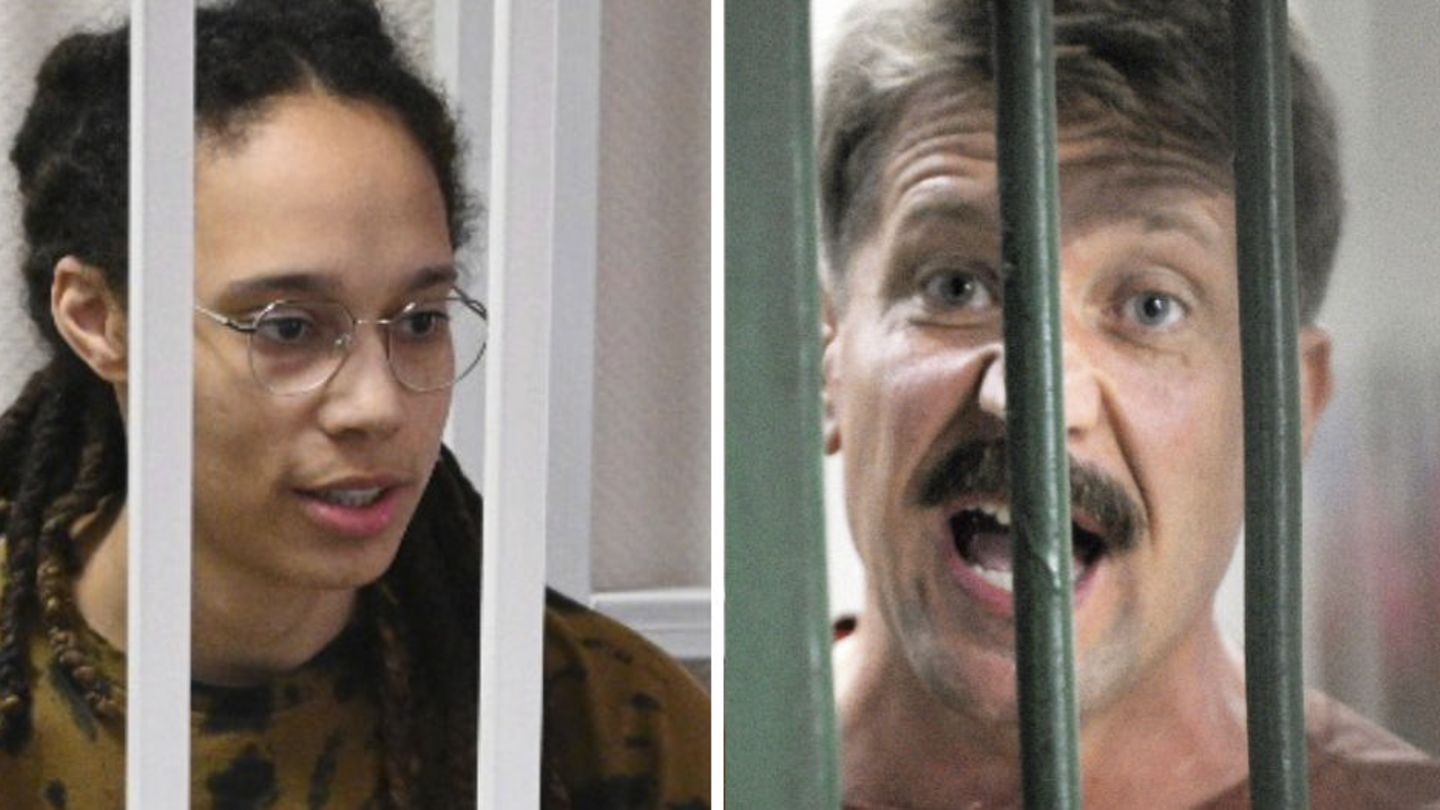 Brittney Griner und Wiktor Bout jeweils hinter Gittern