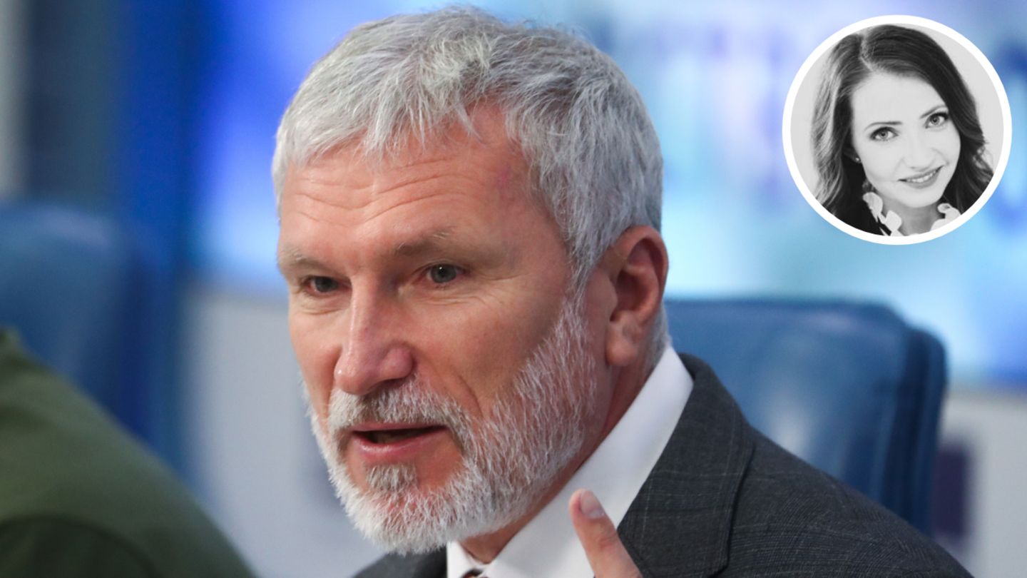 Alexej Schurawljow ist in den Propaganda-Sendungen des Staatsfernsehens Dauergast 