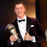 Robert Lewandowski bei der Auszeichnung zum Weltfußballer des Jahres