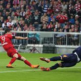 Robert Lewandowski beim Spiel gegen Wolfsburg