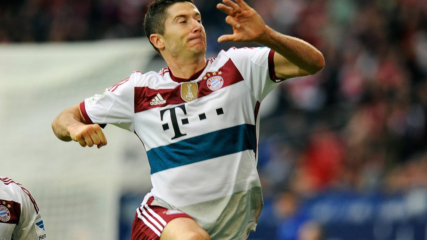Beginn einer Ära Robert Lewandowski nach seinem ersten Tor für den FC Bayern