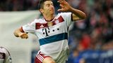 Robert Lewandowski nach seinem ersten Tor für den FC Bayern