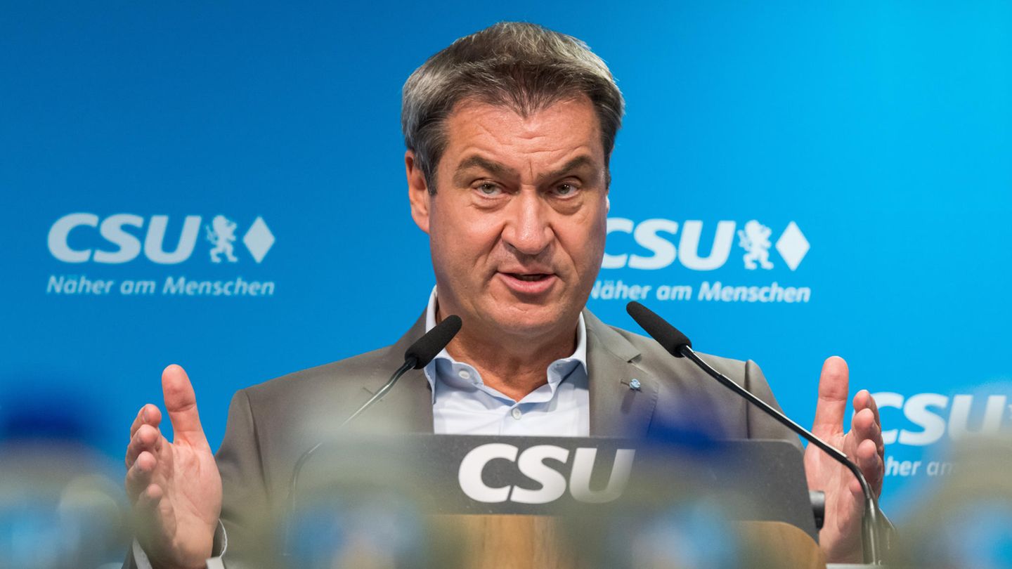 Markus Söder, CSU party leader and Prime Minister of Bavaria