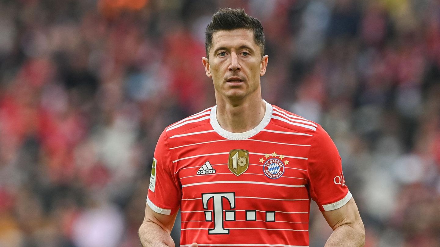 Der Fußballer Robert Lewandowski