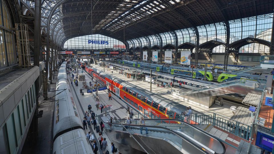 Der Hamburger Hauptbahnhof ist der meistfrequentierte Bahnhof in Deutschland – acuh ohne 9-Euro-Ticket