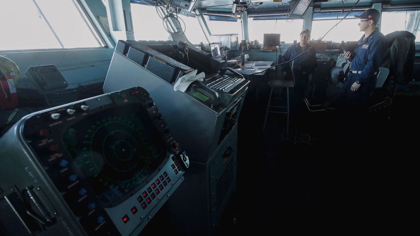 Die Brücke der USS Harry S. Truman