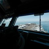 Auf der Brücke der USS Harry S. Truman