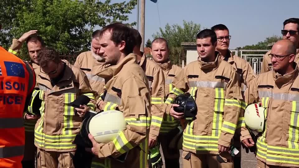 Video: Deutsche Feuerwehr in Griechenland