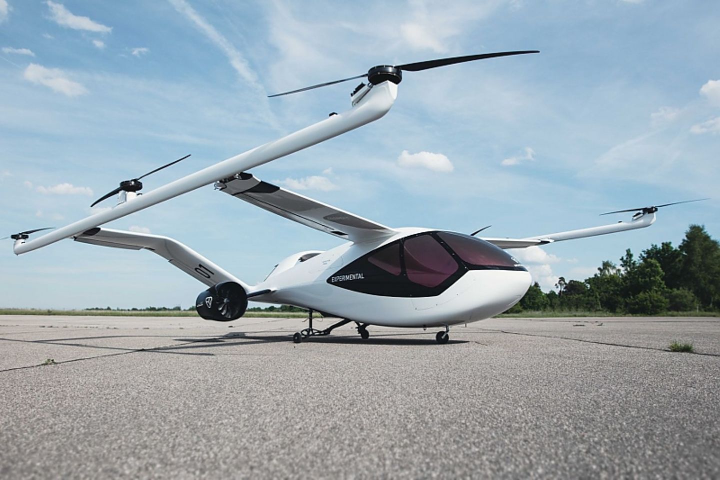 Elektrtisches Flugtaxi für längere Strecken: 
VoloConnect
