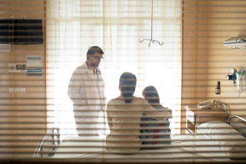Arztgespräch in Klinik