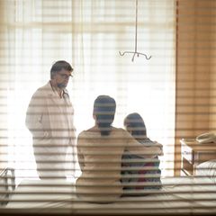 Arztgespräch in Klinik