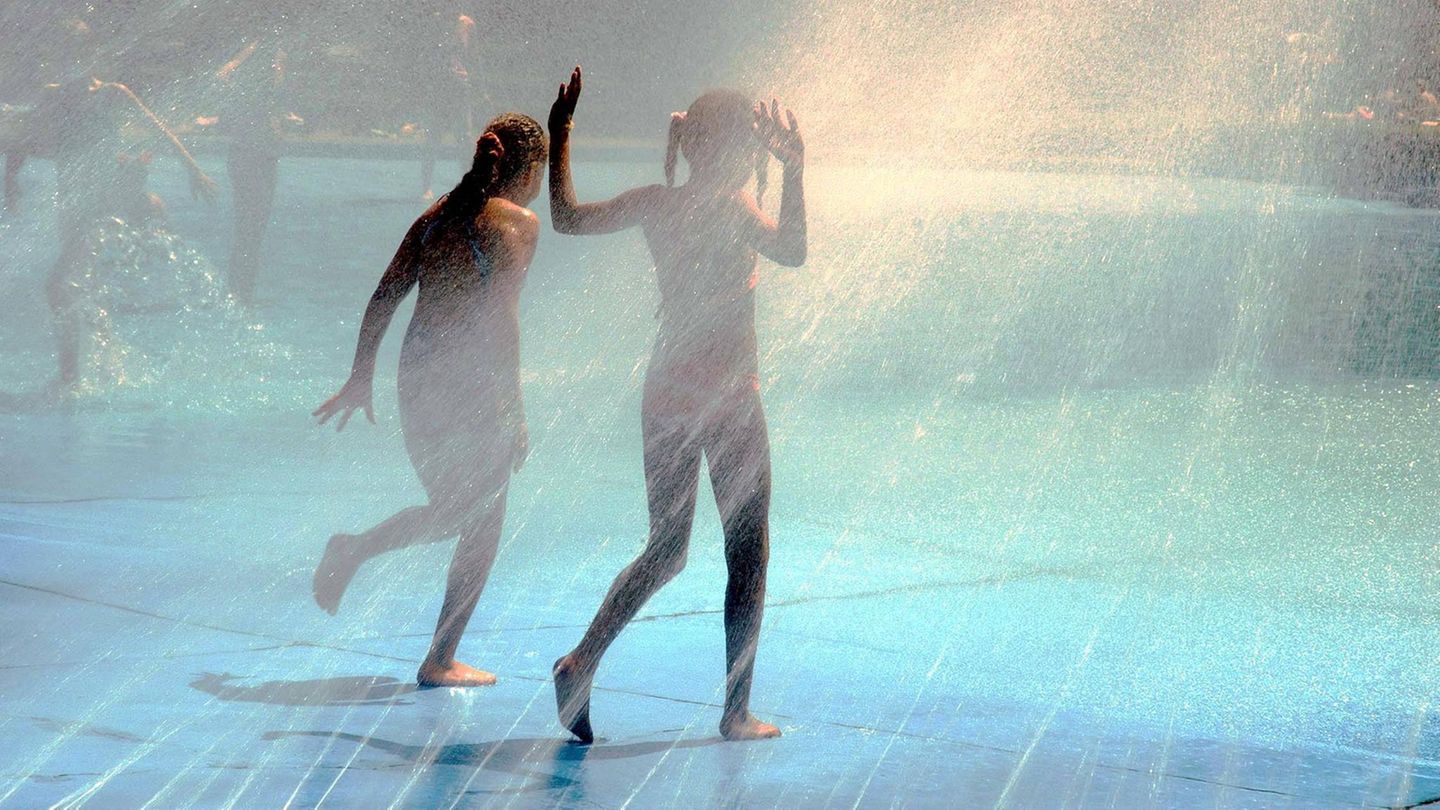 Wasserspielplatz in Berlin