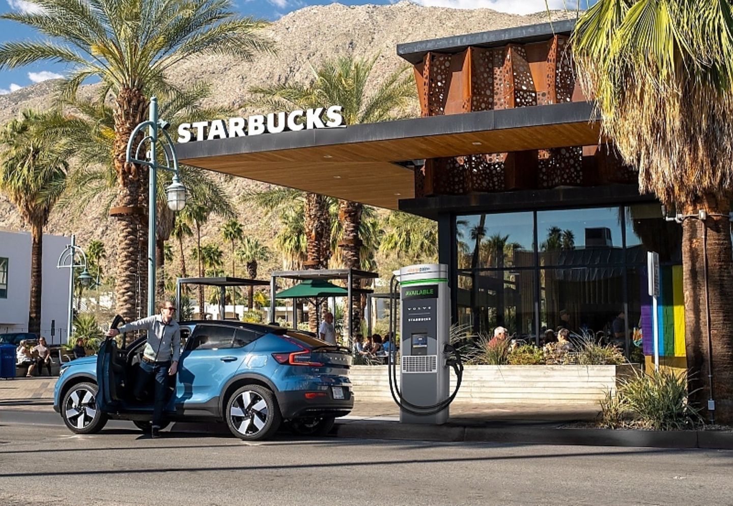 Starbucks Schnelllader