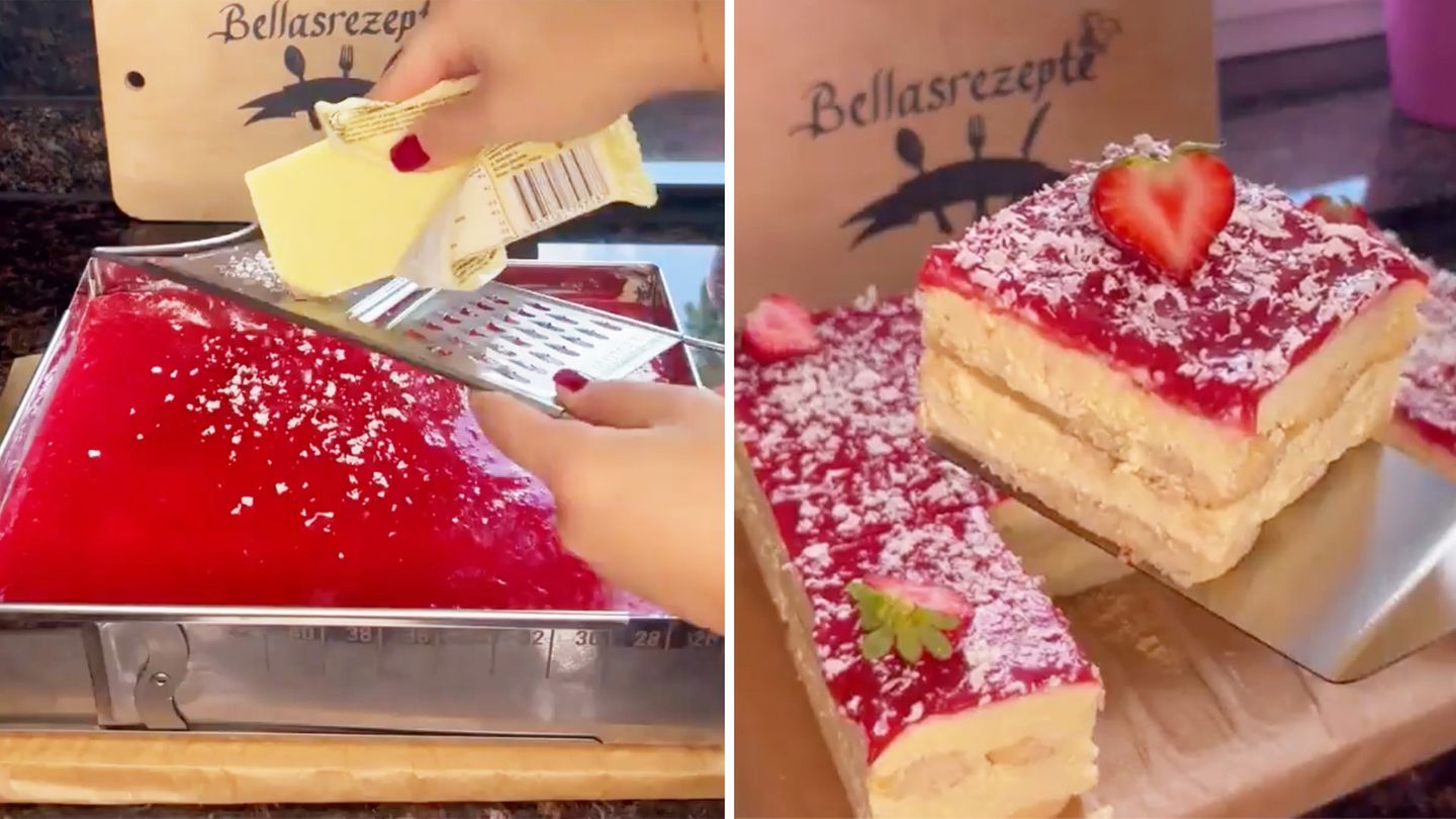 Der Klassiker mal anders: Spaghettieis: So einfach wird der Sommerliebling zum absoluten Kuchen-Traum