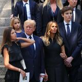 Die Trump-Familie bei Ivanas Beerdigung
