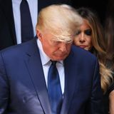 Donald Trump bei Ivans Beerdigung